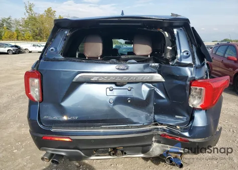 2020 Ford Explorer Platinum z USA, uszkodzony, nr VIN 1FM5K8HC0LGA75205